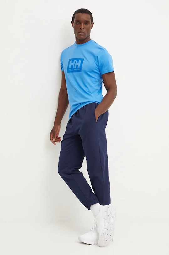 Pamučna majica Helly Hansen TOKYO plava 53285