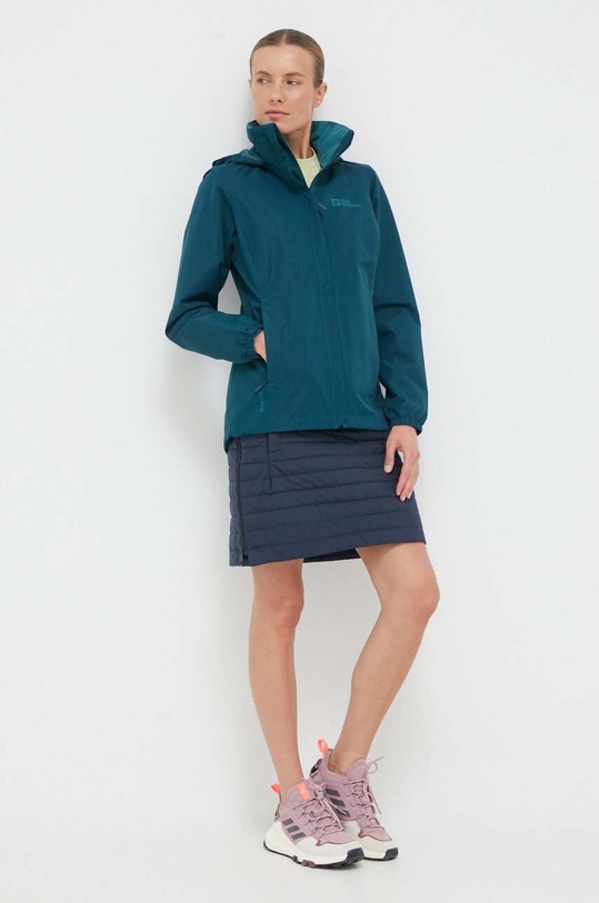 Βαμβακερό μπλουζάκι Helly Hansen TOKYO 53285 πράσινο
