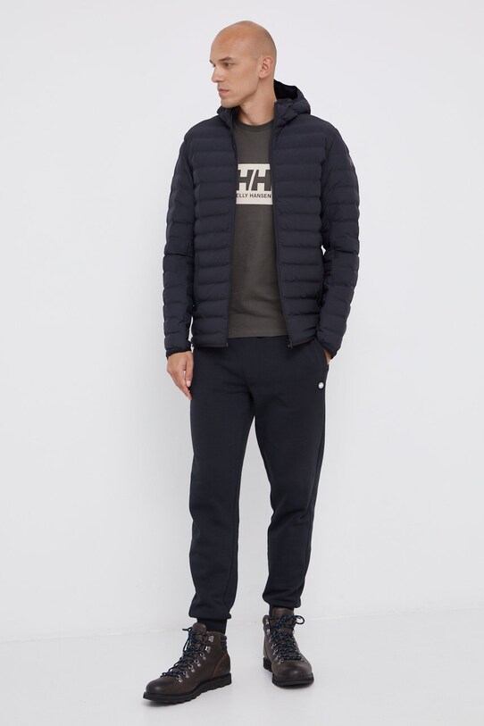 Helly Hansen t-shirt bawełniany TOKYO 53285 zielony AW24