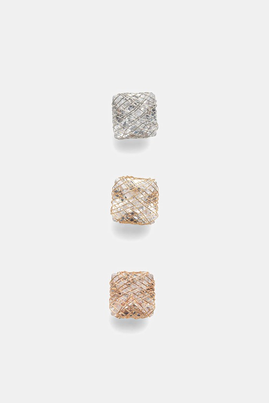 Aldo - Σκουλαρίκια (3-pack) ζιρκόνια ασημί DOLONNA.962