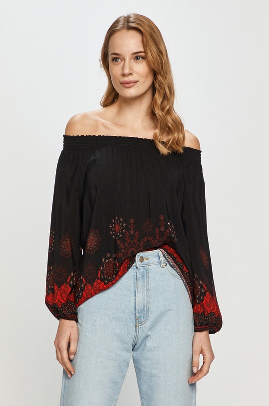 Desigual - Bluza negru 21SWBW50
