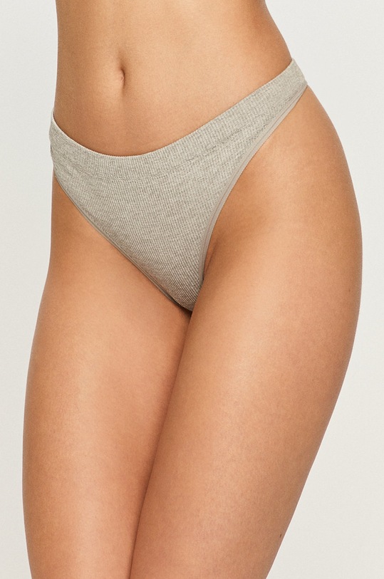 Pieces - Tanga (2-pack) tanga šedá 17107723