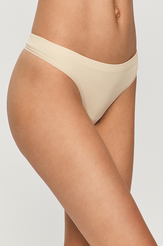 Pieces - Tange (2-pack) pletivo bež 17107723