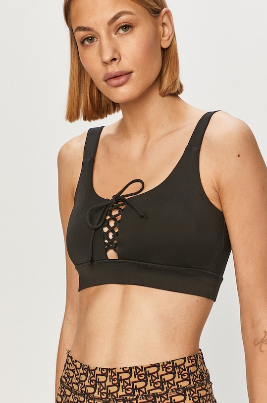 Guess - Biustonosz sportowy bez fiszbinów czarny O0BA15.MC03W