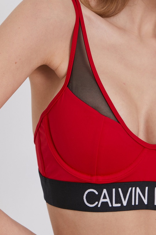 Calvin Klein Biustonosz kąpielowy czerwony KW0KW01304.4891