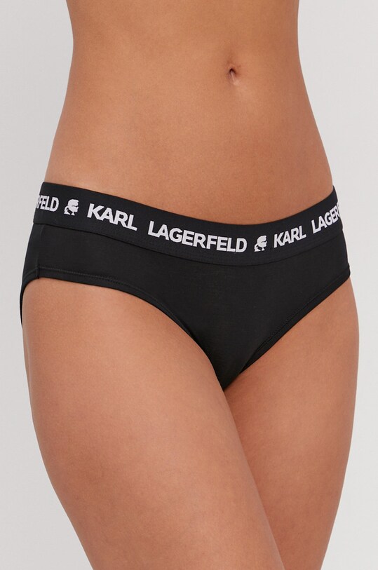 Труси Karl Lagerfeld трикотаж чорний 211W2106