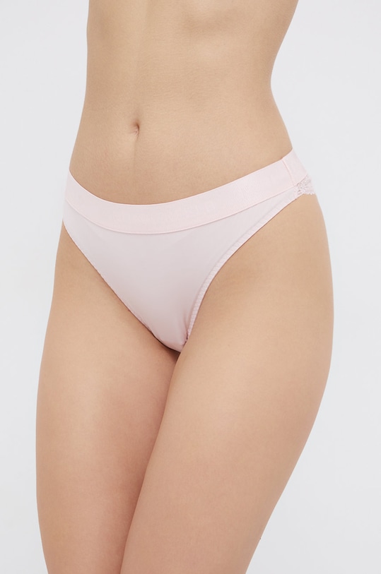 Бразилианы Karl Lagerfeld кружево розовый 211W2105