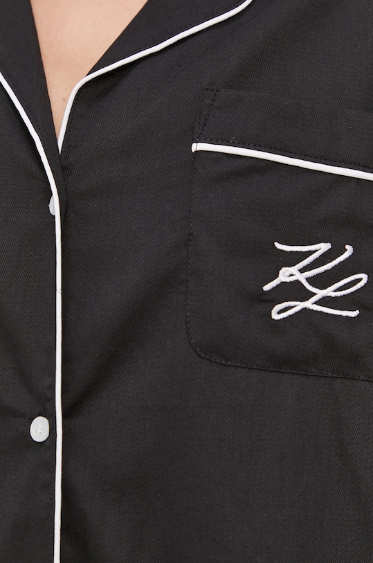 Karl Lagerfeld Cămașă de pijama 211W2122 negru