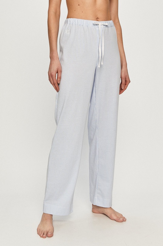 Lauren Ralph Lauren - Spodnie piżamowe ILN81794 tkanina niebieski ILN81794