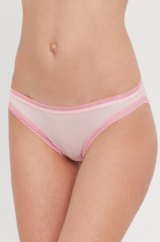 Kalhotky Calvin Klein Underwear hladký růžová 000QD3766E.4891