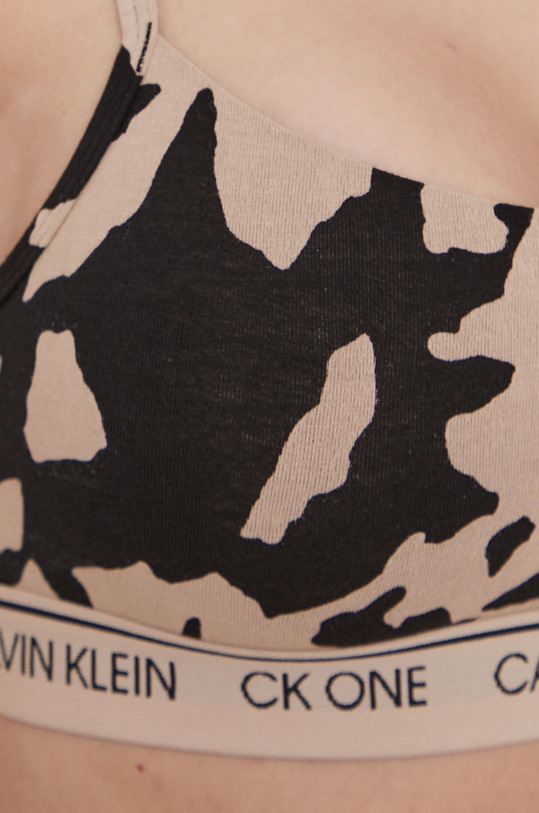 Calvin Klein Underwear - Podprsenka CK One hnědá 000QF5727E.4891