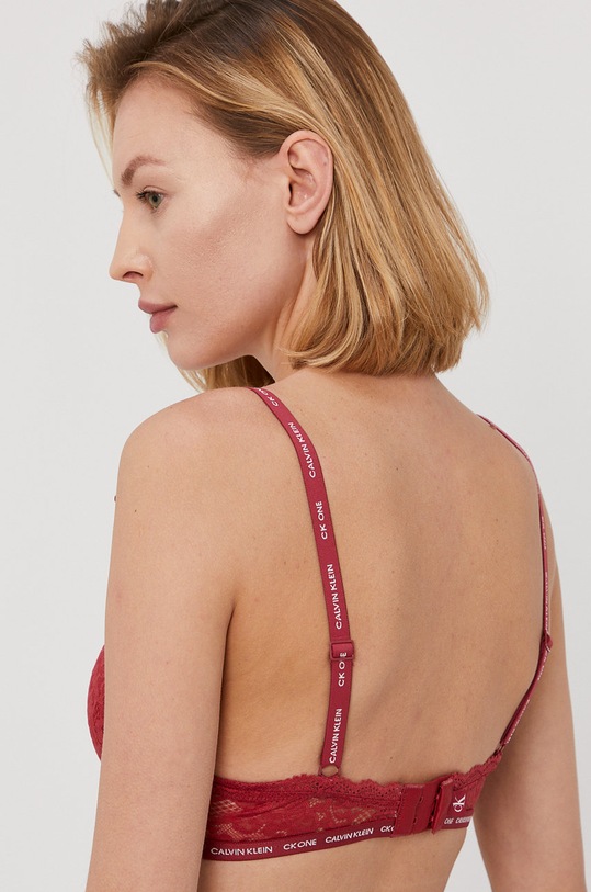 Calvin Klein Underwear Biustonosz 000QF6201E.4891 bordowy SS21