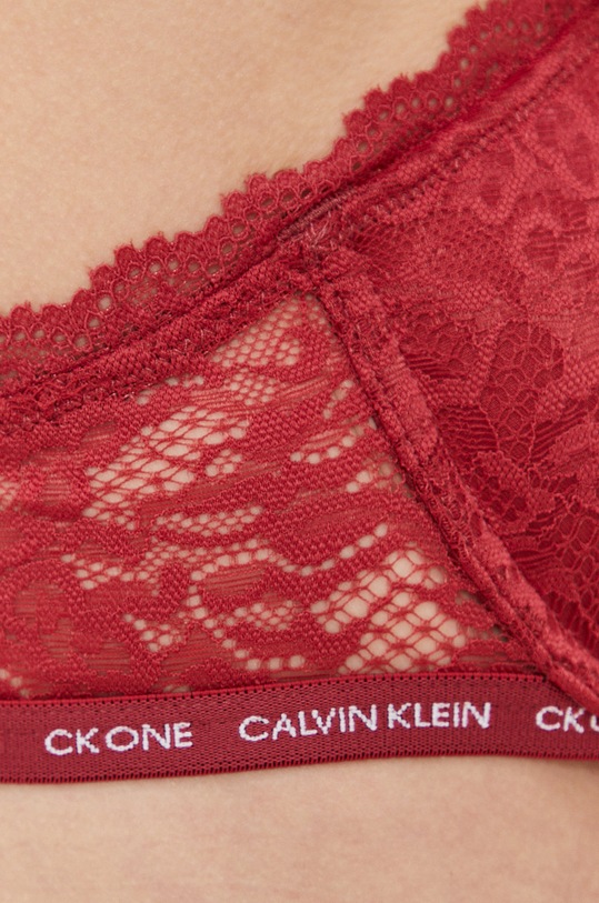 Odzież Calvin Klein Underwear Biustonosz 000QF6201E.4891 bordowy