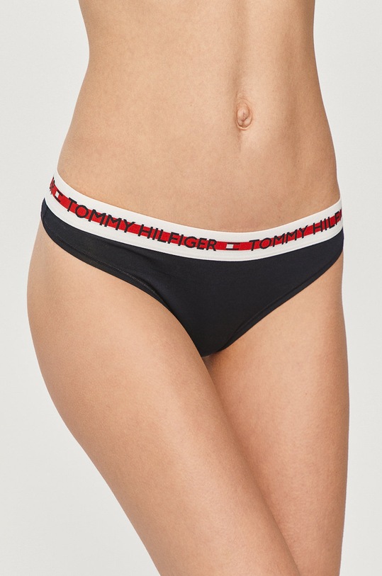 Tommy Hilfiger - Stringi dzianina granatowy UW0UW02458.4891