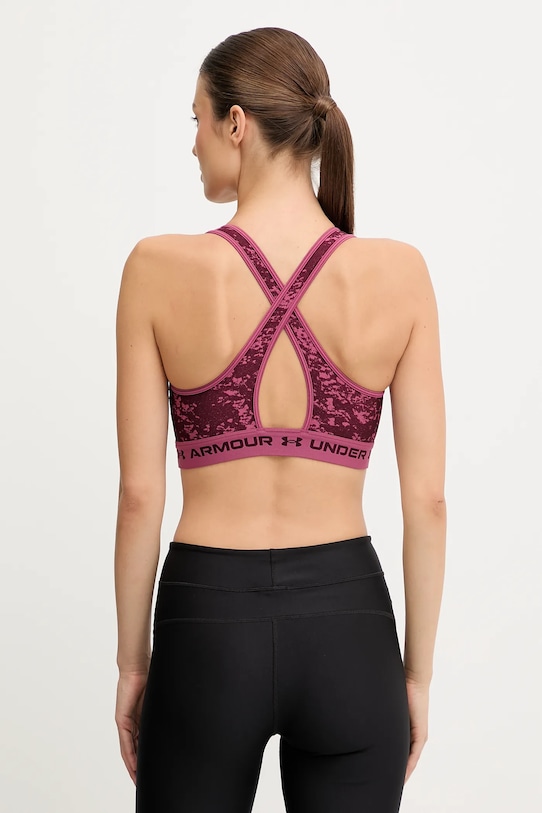 Odzież Under Armour biustonosz sportowy 1361042 różowy