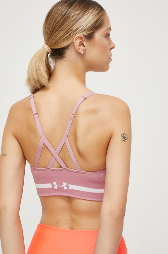 Odzież Under Armour biustonosz sportowy Seamless 1357719 różowy