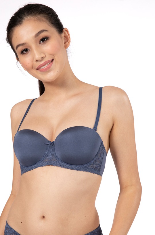 Podprsenka Dorina Lianne s kosticami sivá D000061LA005.GY0018