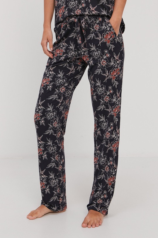 Marc O'Polo Spodnie piżamowe tkanina granatowy 174582