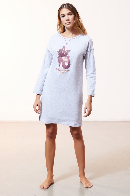 Etam - Koszula nocna FLOYD 652348002 szary SS21