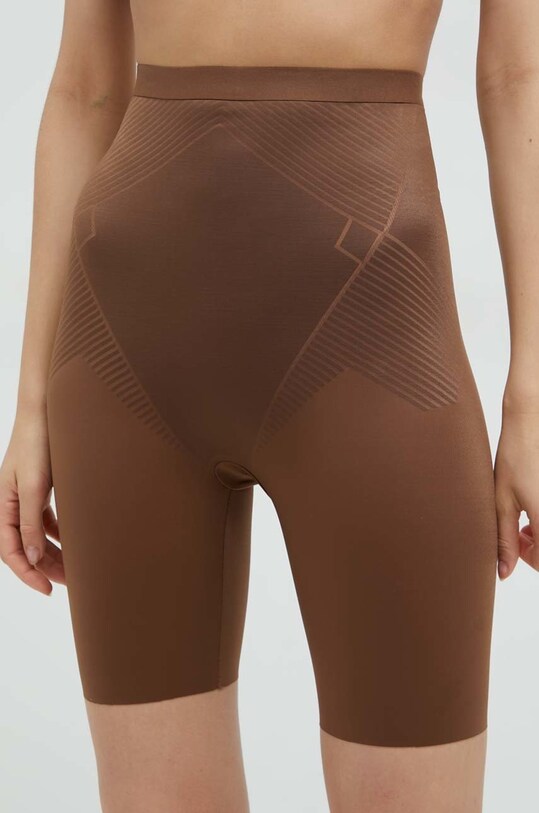 Spanx pantaloni scurti modelatori maro 10233R