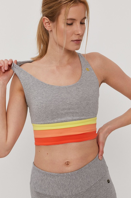 Sportovní podprsenka Deha B44483.43800 šedá SS21