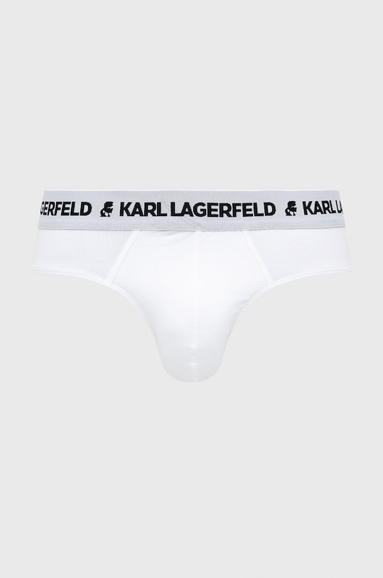 Karl Lagerfeld Slipy (3-pack) 211M2103 211M2103 biały AA00