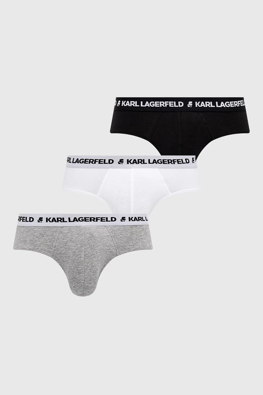 Karl Lagerfeld Slipy (3-pack) 211M2103 dzianina multicolor 211M2103