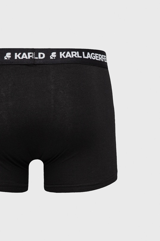 Boxerky Karl Lagerfeld 3-pak 211M2102 čierna