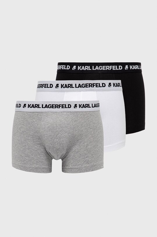 Karl Lagerfeld Bokserki (3-pack) 211M2102 dzianina multicolor 211M2102