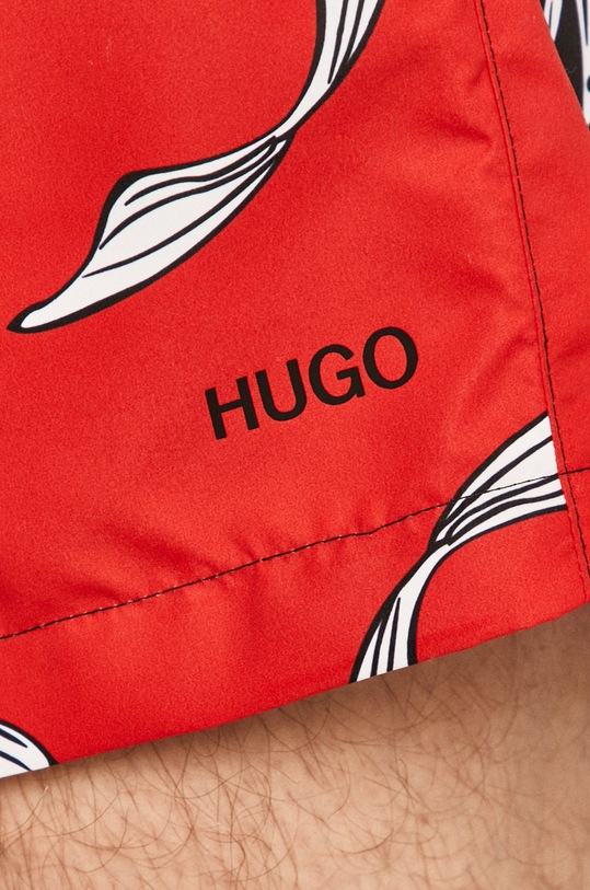 Hugo - Plavkové šortky červená 50446359