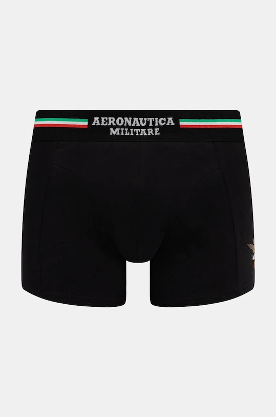 Boxerky Aeronautica Militare (2-pak) AM1UBX001 čierna SS21