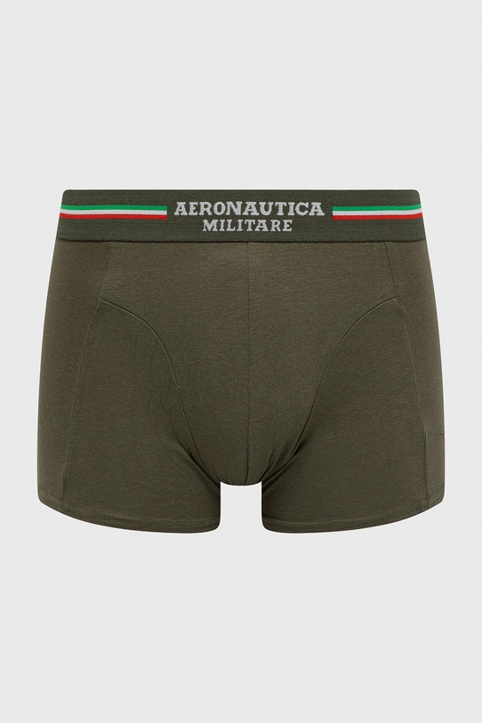 Bokserice Aeronautica Militare (2-pack) AM1UBX001 zelena SS21