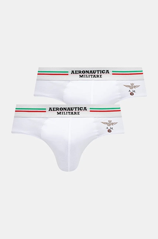 Aeronautica Militare alsónadrág (2-pack) nyomtatásos fehér AM1USL001