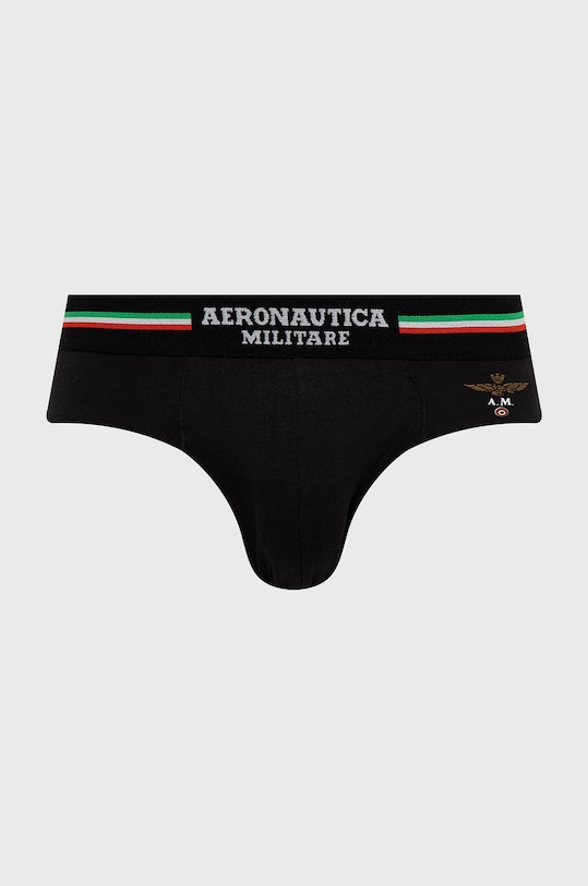 Aeronautica Militare Slipy (2-pack) AM1USL001 czarny SS21