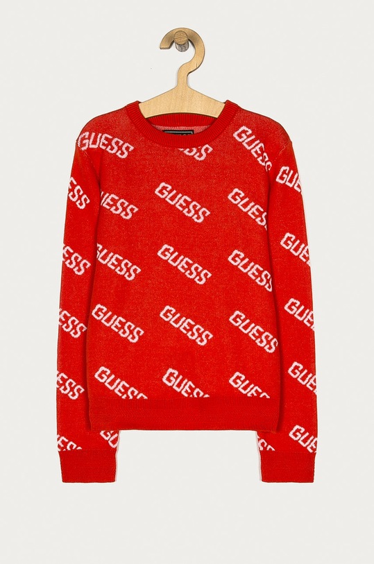 Guess - Pulover copii 116-175 cm cu modele portocaliu L1RR01.Z2HH0