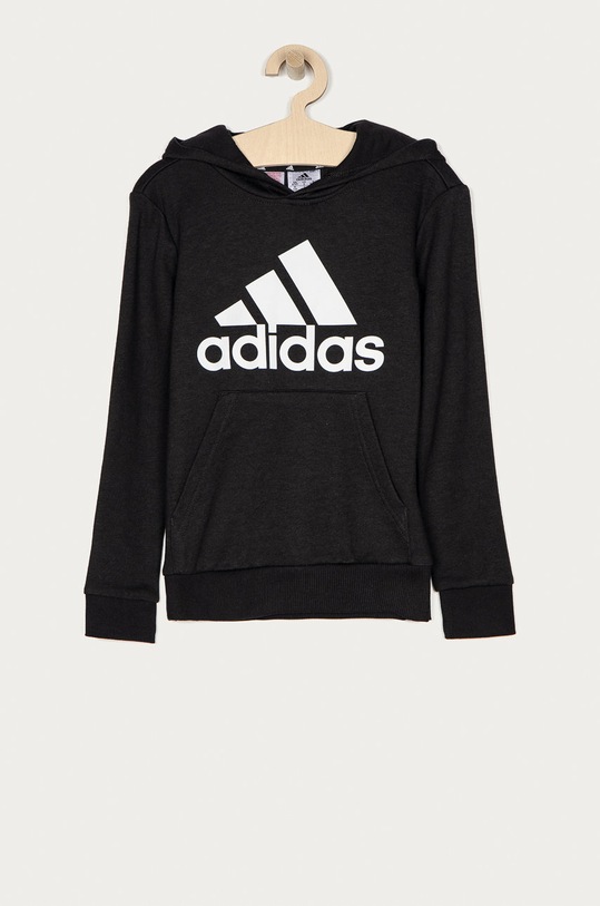 Dětská mikina adidas GN4027 s kapucí černá GN4027