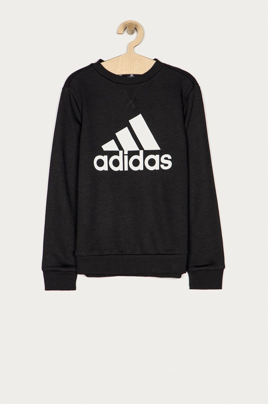 Dětská mikina adidas GN4029 bez kapuce černá GN4029
