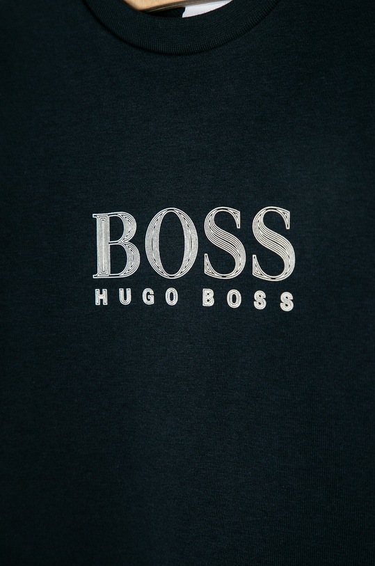 Chłopiec BOSS - Bluza dziecięca J25L34.114.150 J25L34.114.150 granatowy