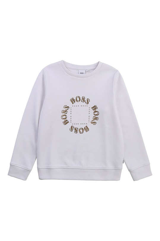 Boss - Bluza copii J25L39.114.150 alb SS21