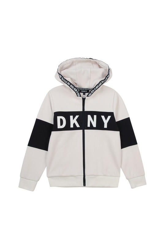 Dkny bluza dziecięca D25D37 z kapturem biały D25D37