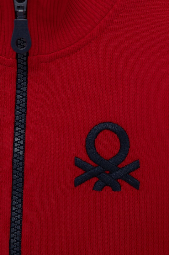 Detská bavlnená mikina United Colors of Benetton 3J68C5196.82.100 červená AA00