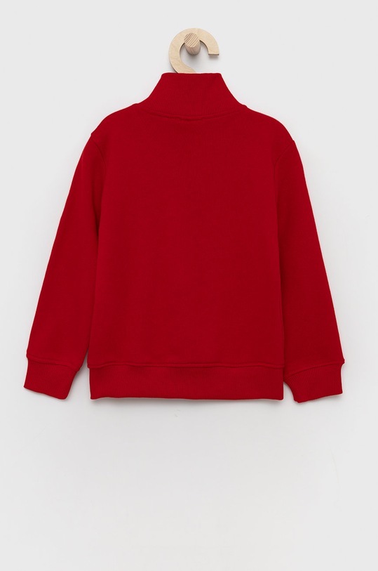 Chlapec Detská bavlnená mikina United Colors of Benetton 3J68C5196.82.100 červená