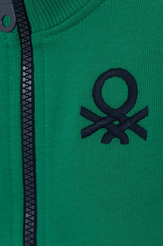 CHLAPEC Dětská bavlněná mikina United Colors of Benetton 3J68C5196.82.100 zelená