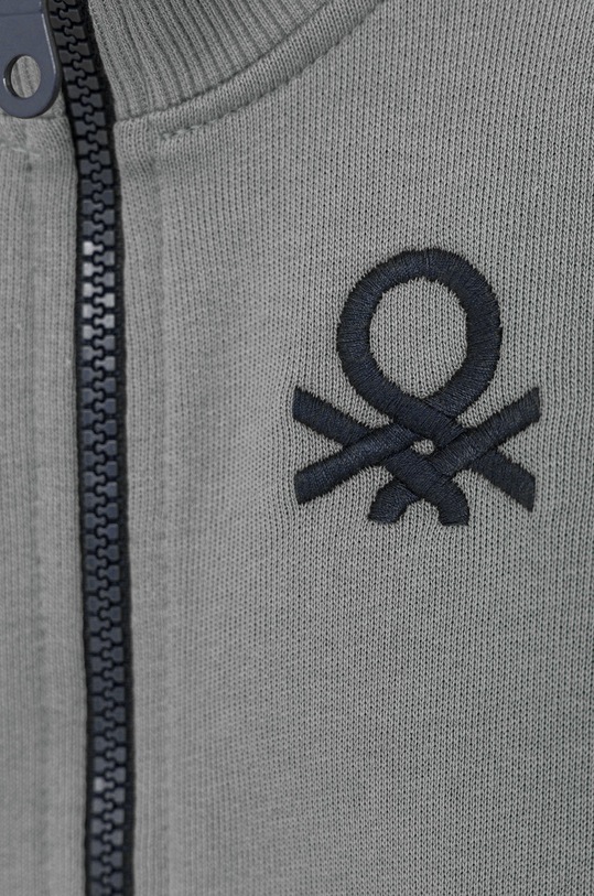 CHLAPEC Dětská bavlněná mikina United Colors of Benetton 3J68C5196.110.170 šedá
