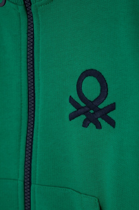 CHLAPEC Dětská bavlněná mikina United Colors of Benetton 3J68C5196.110.170 zelená