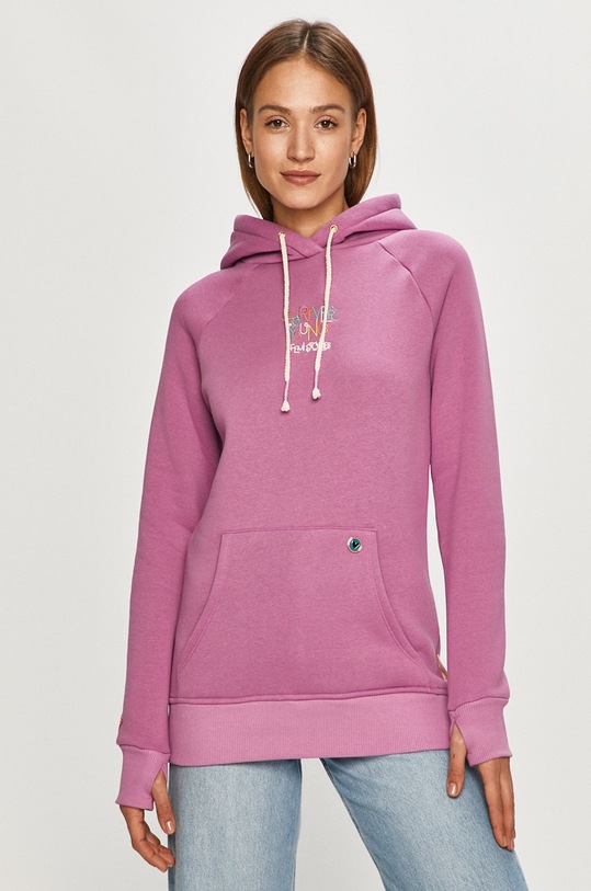 Odzież Femi Stories bluza bawełniana TILL.VLT fioletowy