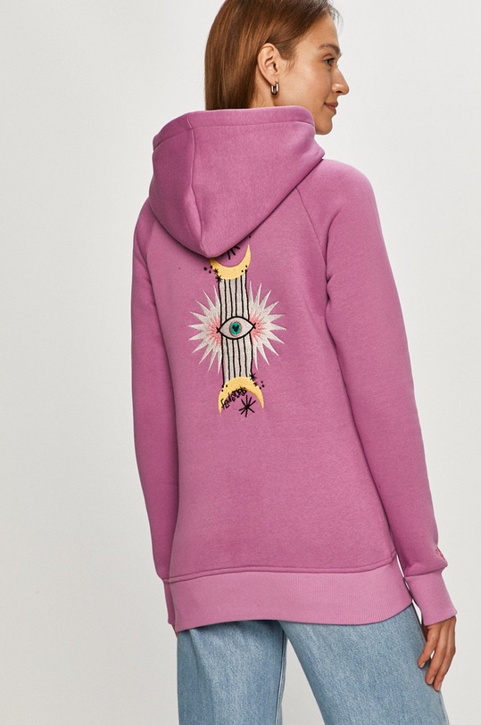 Femi Stories bluza bawełniana fioletowy TILL.VLT