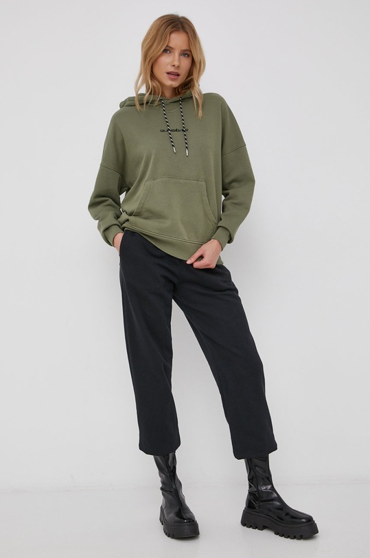 Mikina Quiksilver EQWFT03042 zelená AW21