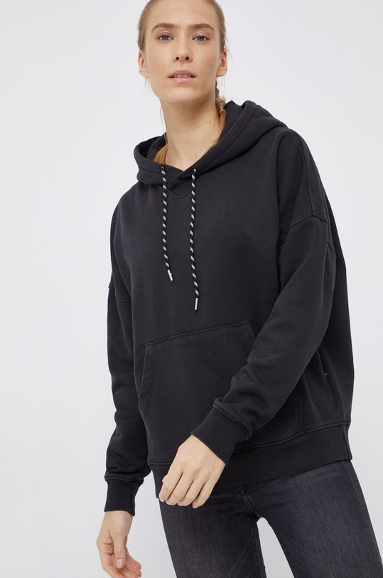 Quiksilver Bluza z kapturem czarny EQWFT03042