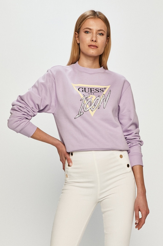 Guess - Bluza imprimeu violet W1RQ04.K68I0